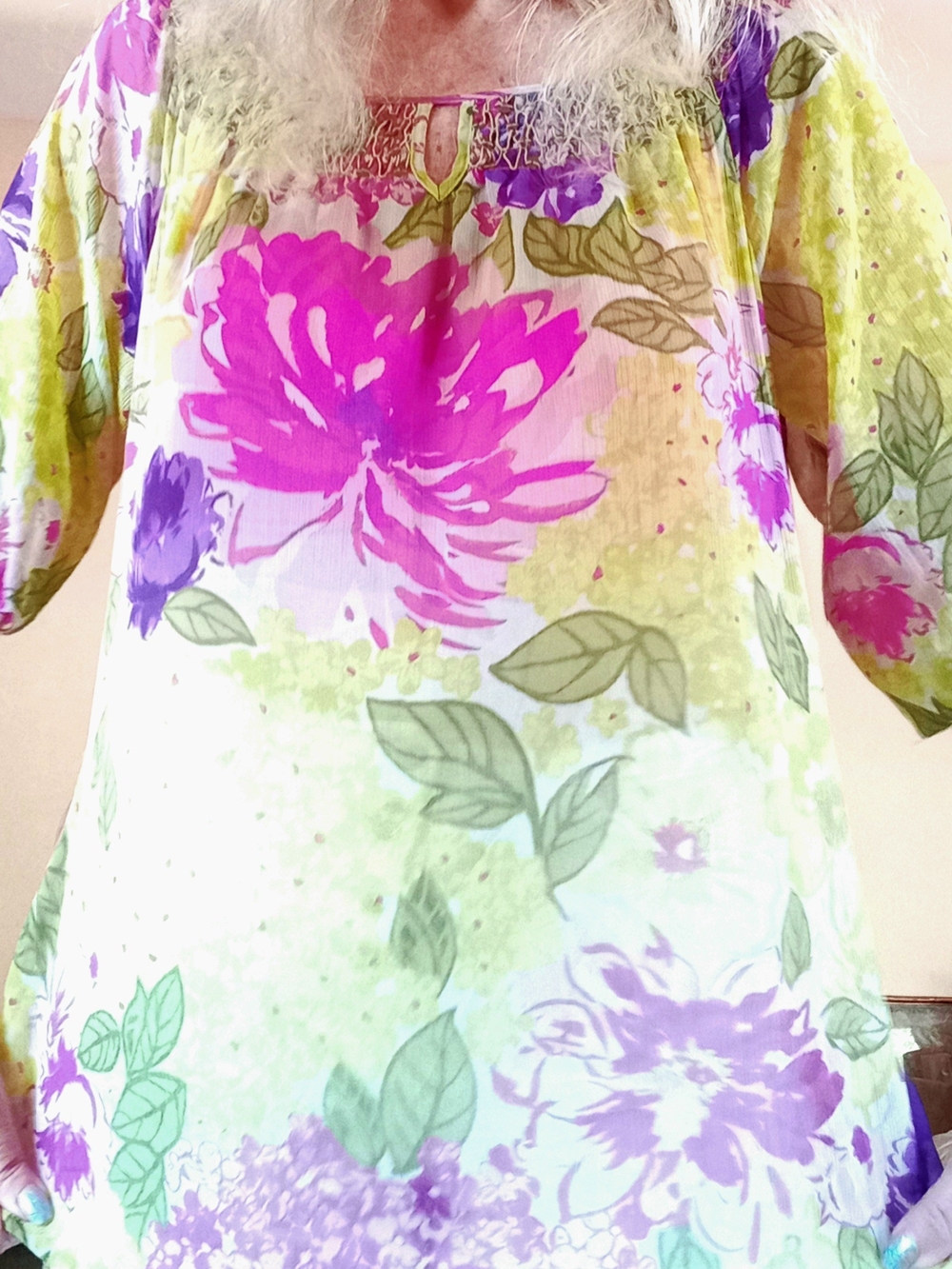 Floral Sheer Blouse